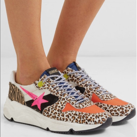 Golden Goose Running Sole Zoo Puzzle Pink Star NIB - Picture 1 of 7